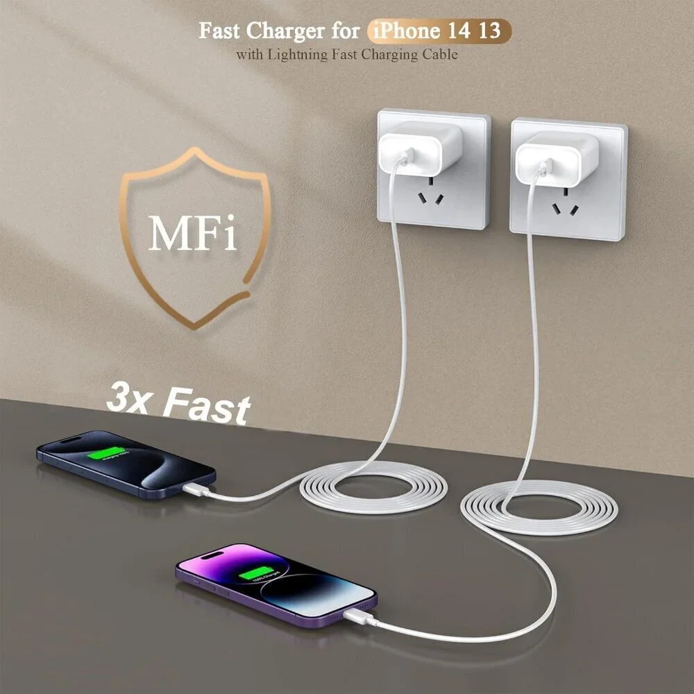 Apple MFi Certified]10FT Fast iPhone Charger,Extra Long Apple Charger Fast Charg